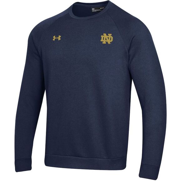 NWT Notre Dame Marcus Freeman Coach's Collection Fleece Embroidered Crew M-2XL - Picture 3 of 8